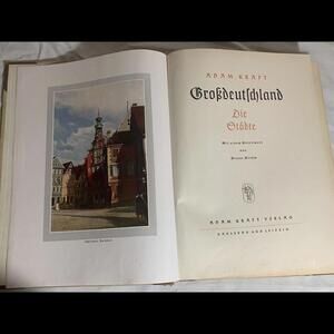 The Cities of Great Germany photobook Adam Kraft Rare 1940 German Propaganda​​​​